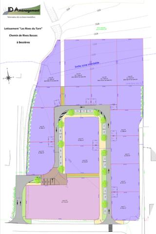 Terrain constructible - Lotissement 31660 Bessières