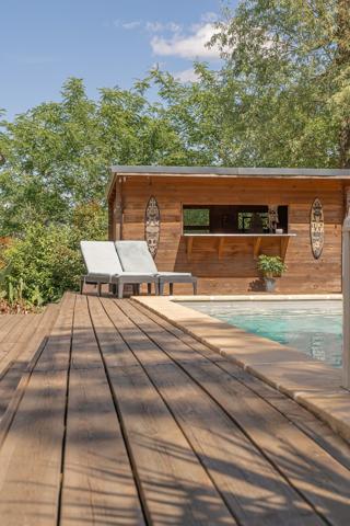 Maison 6 pièces modernes piscine