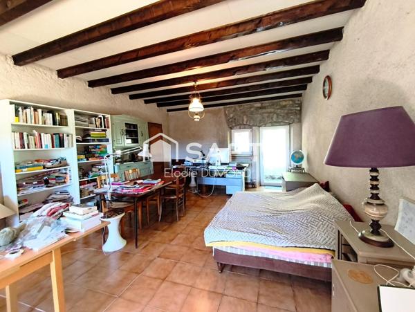 Très belle maison en pierre d'une surface habitable de 174 m2 avec terrain arboré de 2060 m2