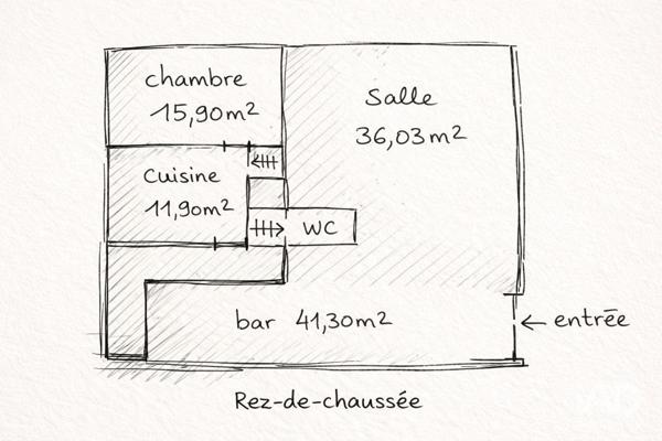 Bar-tabac à vendre 105 m² Le Petit-Quevilly