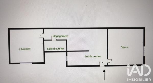 Appartement à vendre 2 pièces 34 m² Paris 14