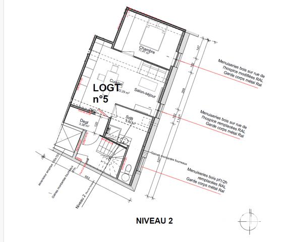 Appartement à vendre 2 pièces 42 m² Morlaix