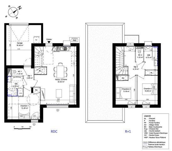 Maison Montaigu 5 pièces