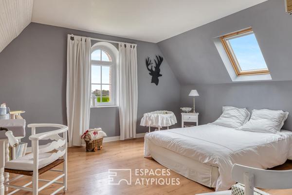 Maison de maître de 1860 dans un parc arboré