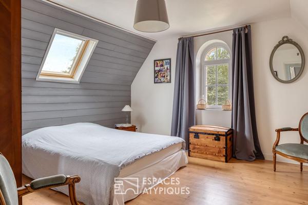 Maison de maître de 1860 dans un parc arboré