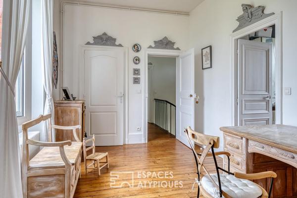 Maison de maître de 1860 dans un parc arboré