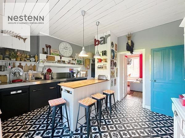 Grande maison bourgeoise en campagne du Rouillen a Ergue-Gaberic