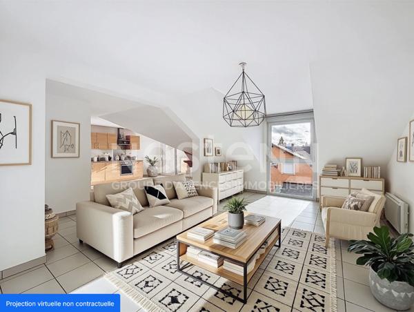 À vendre : Appartement 95 m² de 3 pièces lumineux avec terrasse !