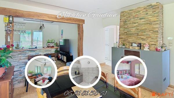 Maison de 85 m² rénovée, fonctionnelle et économe en énergie sur 1 440 m² de terrain