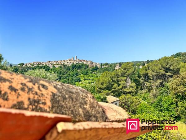 Propriété de charme avec vue imprenable sur Saint-Paul-de-Vence