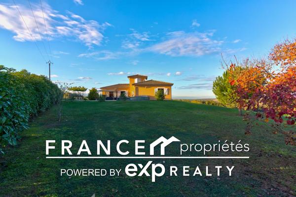 Maison de qualité avec piscine et vue dominante sur les Pyrénées