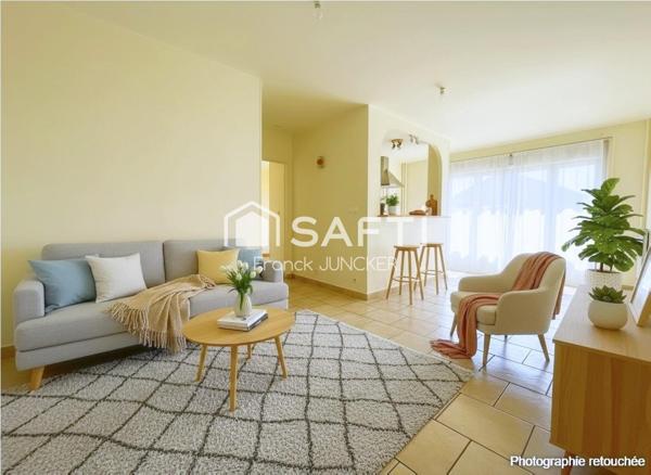 Appartement T2  Rez-de-chaussée avec Cave et Parking .