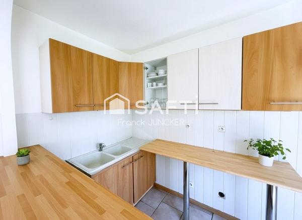 Appartement T2  Rez-de-chaussée avec Cave et Parking .