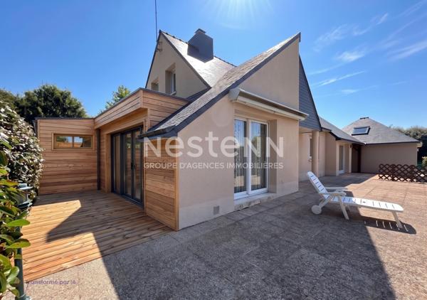 A VENDRE Baden secteur calme entre mer et bourg Maison contemporaine 7 pièces 3 960 m² de terrain double garage