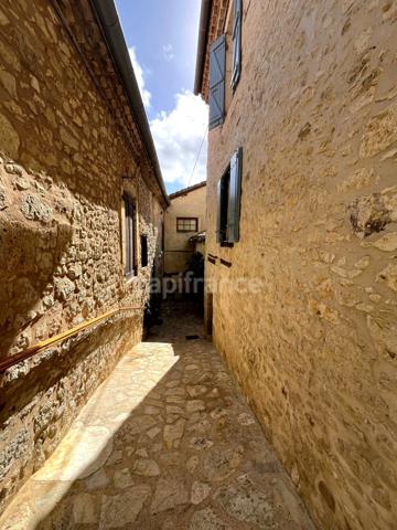 Maison de village en pierre avec gîte attenant entièrement rénovés & petit jardin proche de FLEURANCE (32)