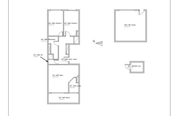 Appartement T3 + grand garage - Vue et emplacement exceptionnels