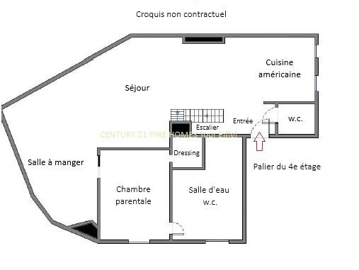 Appartement Duplex à vendre  6 pièces - 102,19 m2 PARIS - 75016
