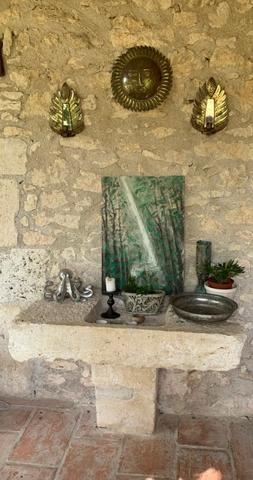 Mauvezin (32120) MAISON PRIVÉE EN PIERRE, CACHÉE DANS SON PROPRE BOIS, AVEC PISCINE ET COURT DE TENNIS