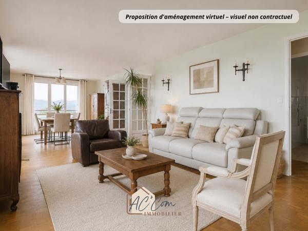 Les Hauts de Saint-Julien – Appartement 4 pièces 120m² - dernier étage - cave et parking privatif.