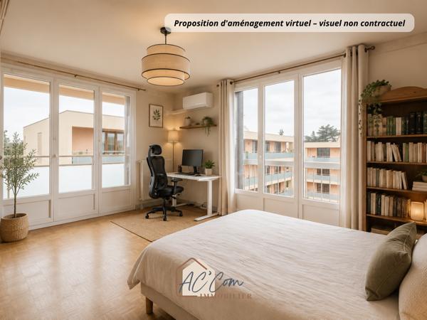 Les Hauts de Saint-Julien – Appartement 4 pièces 120m² - dernier étage - cave et parking privatif.