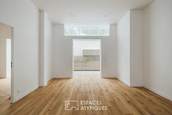 Rénovation de prestige sous verrière aux accents fifties