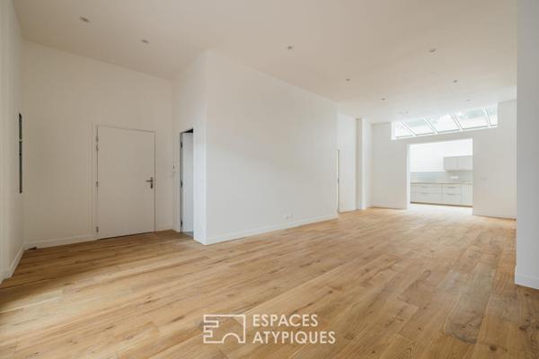 Rénovation de prestige sous verrière aux accents fifties