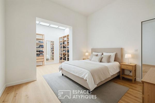 Rénovation de prestige sous verrière aux accents fifties