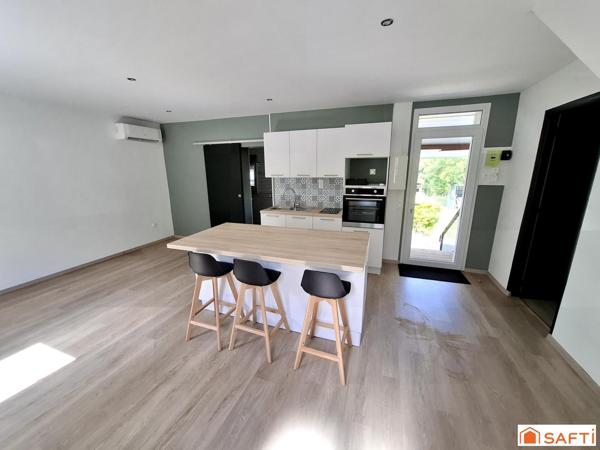 Maison 75m2 rénovée – 3 chambres – Jardin & confort moderne