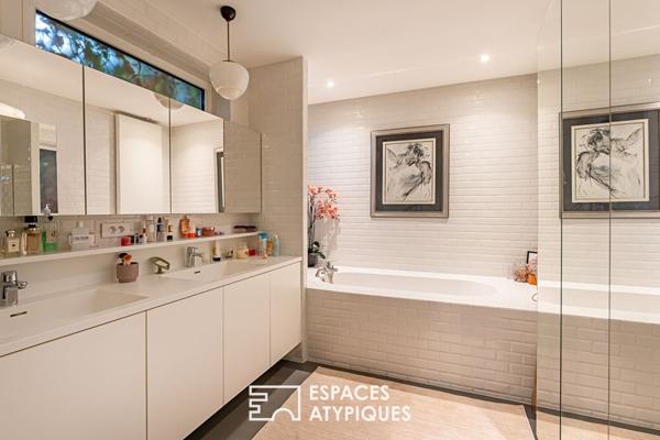 Loft contemporain familial avec patio aux perspectives spectaculaires