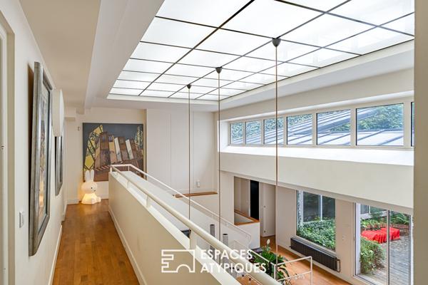 Loft contemporain familial avec patio aux perspectives spectaculaires