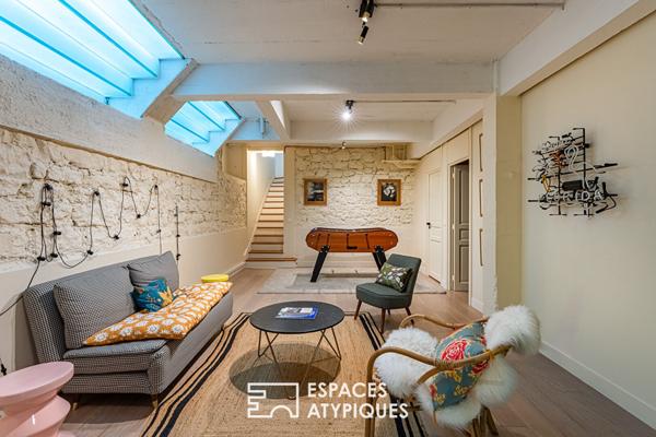 Loft contemporain familial avec patio aux perspectives spectaculaires
