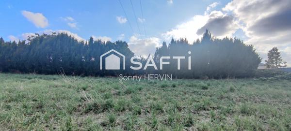 Terrain constructible - 800m² - Au calme