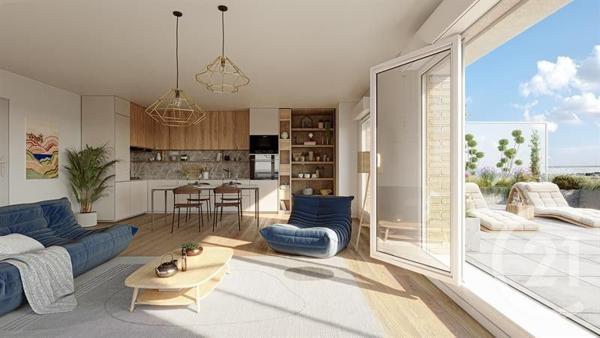 Appartement T3 à vendre  3 pièces - 64,80 m2 ST MARTIN BOULOGNE - 62