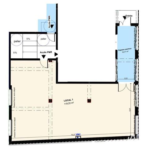 Murs commerciaux  à vendre 119 m² Lunel