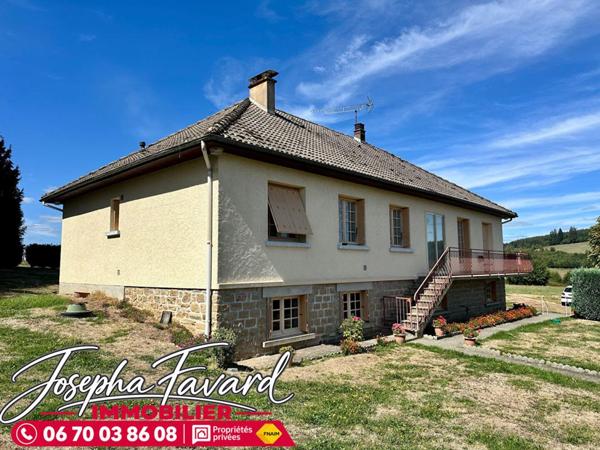Esprit ferme sur 6,3 ha : 3 bâtiments agricoles de 425 m² et maison de 134 m² sur sous-sol