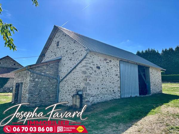Esprit ferme sur 6,3 ha : 3 bâtiments agricoles de 425 m² et maison de 134 m² sur sous-sol
