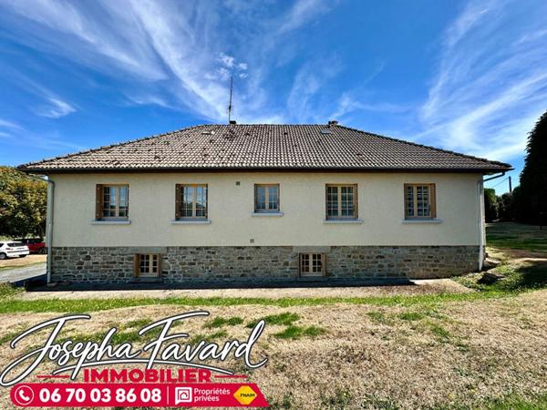 Esprit ferme sur 6,3 ha : 3 bâtiments agricoles de 425 m² et maison de 134 m² sur sous-sol