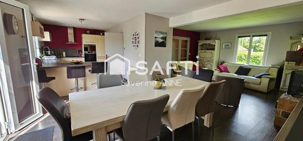 Belle Maison Familiale de 130 m², 4 chambres, 1 bureau, 3 salles de bain