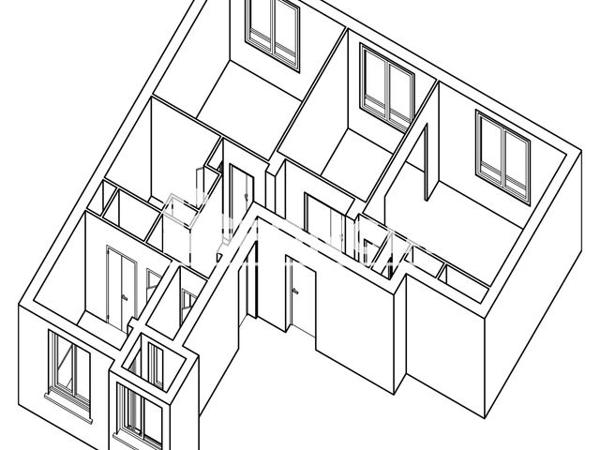 Location Appartement 3 pièces 69.6 m² - 22 RUE D'ABOVILLE Brest 29200