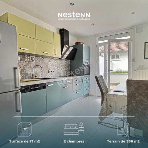 Maison Creutzwald 4 pièce(s) 71 m2 2 chambres jardin