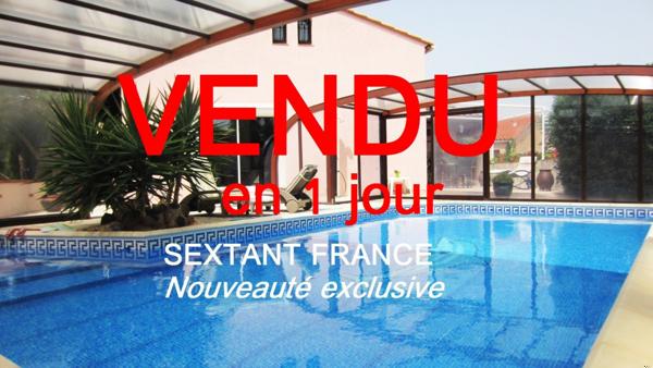 VILLA 4 FACES 115 m². 4 CHAMBRES.  PISCINE.