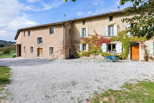 Duo de maisons rénovées avec piscine