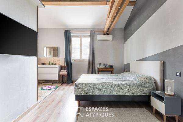 Duo de maisons rénovées avec piscine