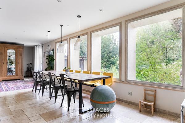 Duo de maisons rénovées avec piscine