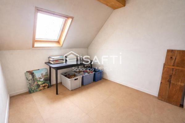 Maison 121m², 4 chambres, bureau, sous-sol, garage