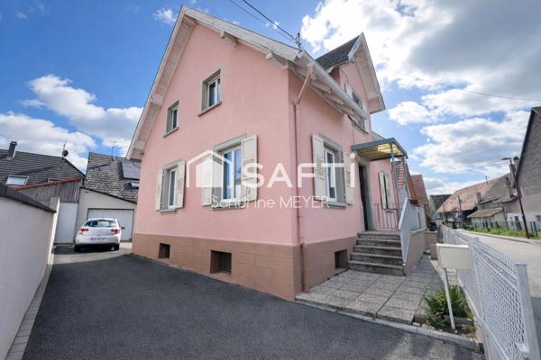 Maison 121m², 4 chambres, bureau, sous-sol, garage