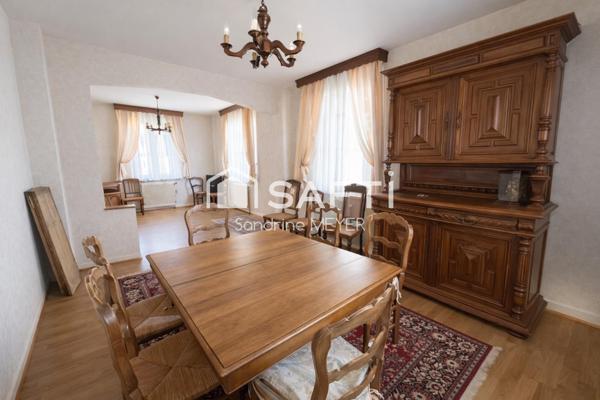 Maison 121m², 4 chambres, bureau, sous-sol, garage