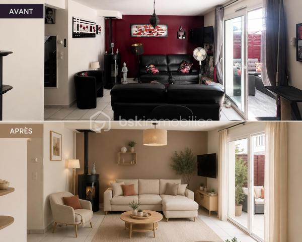Idéalement située à Tours Nord, à proximité de Paul Bert, découvrez cette agréable maison de ville de 73 m², parfaitement entretenue, offrant un cadre de vie confortable et fonctionnel.

Dès l’entrée, vous serez séduits par ses nombreux rangements, un véritable atout au quotidien. Le rez-de-chaussée se compose également d’un WC indépendant, d’une belle pièce de vie lumineuse de plus de 25 m² avec sa cuisine aménagée et équipée, ainsi que d’un cellier pratique.

Côté confort, la maison bénéficie d’un chauffage au gaz complété par un poêle à granulés, alliant économies d’énergie et ambiance chaleureuse.

À l’étage, un palier dessert 3 chambres, dont 2 avec placards intégrés, ainsi qu’une salle d’eau avec WC.

À l’extérieur, vous profiterez d’une charmante cour intimiste d’environ 28 m², entièrement carrelée et exposée plein sud, idéale pour vos repas en extérieur ou vos moments de détente.

Enfin, une place de stationnement privative située juste devant la maison complète ce bien.
Maison construite en 2012, aux normes BBC.