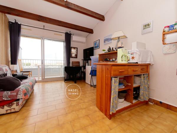 Appartement T1 avec parking privé Cap d'Agde (34300)