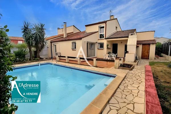 A VENDRE CABESTANY VILLA 3 FACES DE 108 M² SUR TERRAIN DE 400 M²